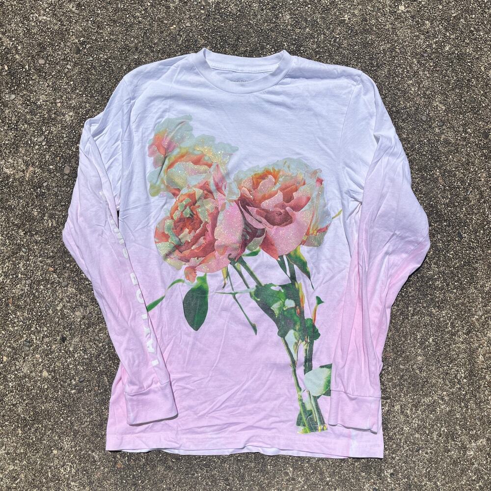 Women’s Pink Taylor Swift Lover Glitter Top Size Small Used